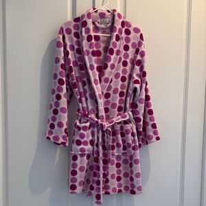 Ulta Beauty Pink Polka Dot Robe
